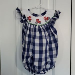 Smocked Tractor Bubble